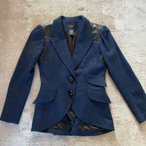 Smythe herringbone tweed blazer
